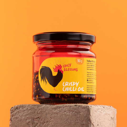 Traškus čili aliejus Spicy Blessing, 180 g
