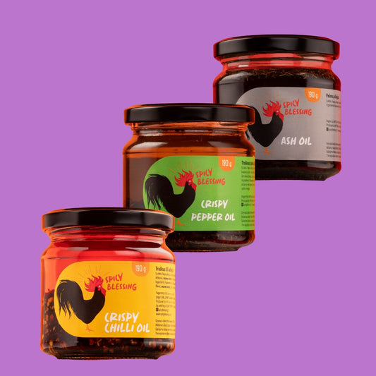 Prieskoninių aliejų rinkinys Spicy Blessing, 3 vnt.