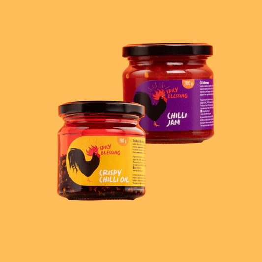 Pasiūlymas: Traškus čili aliejus ir čili džemas