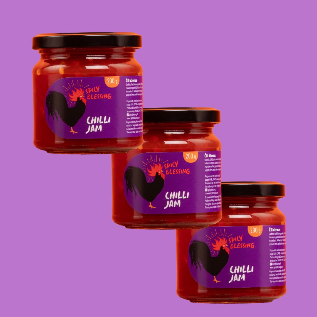 3 x Čili džemas Spicy Blessing, 200 ml