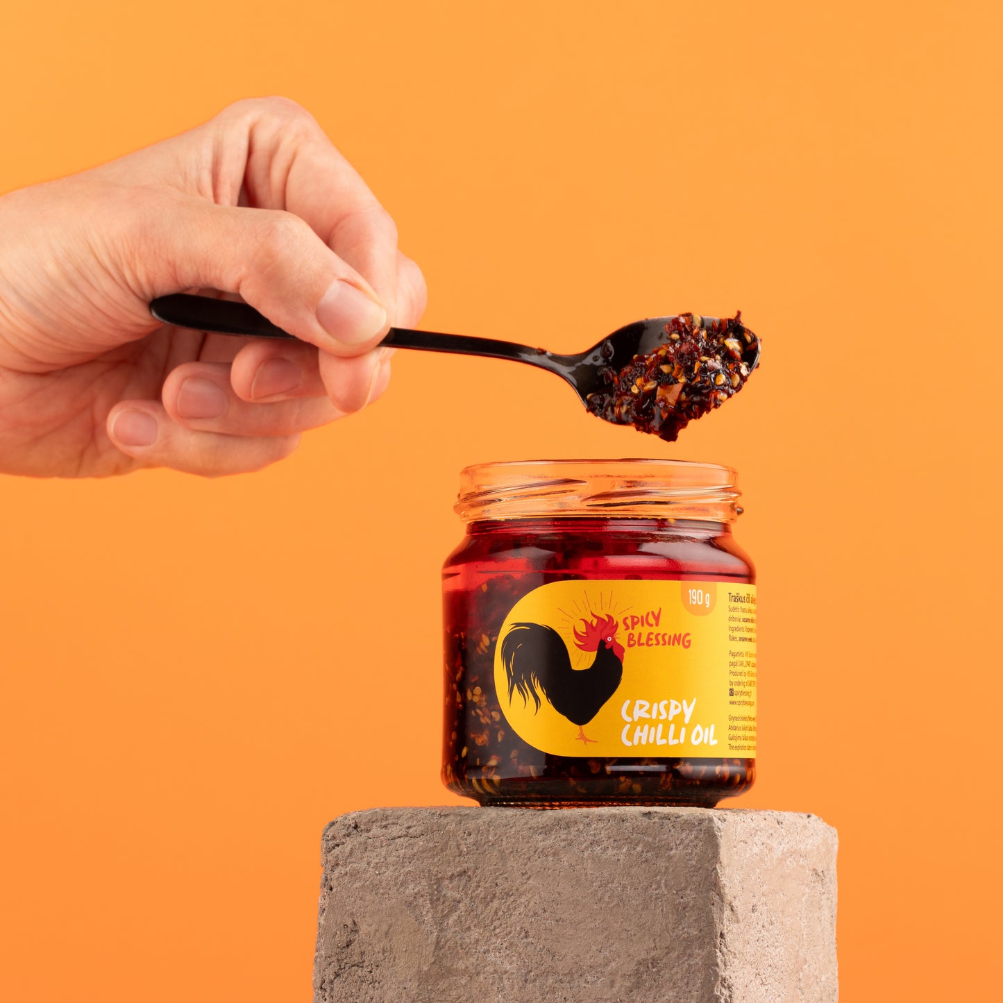 Traškus čili aliejus | Spicy Blessing