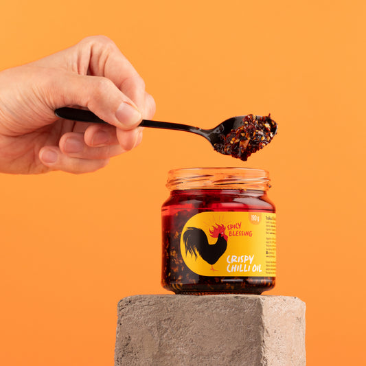 Traškus čili aliejus | Spicy Blessing